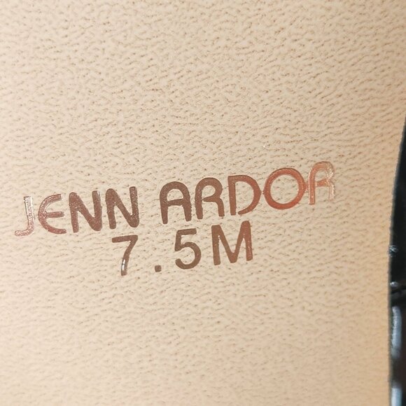 Jenn Ardor Comfortable Stiletto Pumps Black Patent High Heels Office Siren Sexy - Picture 10 of 12